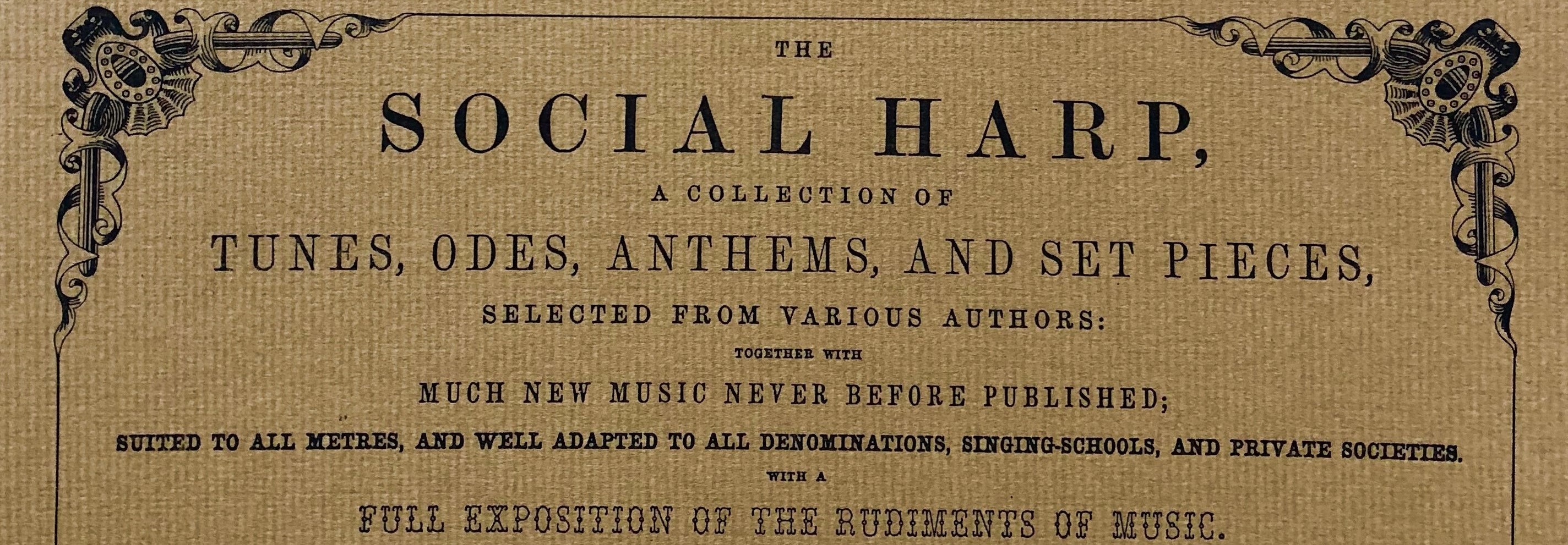 Singing School Benefit Concert for the WHM