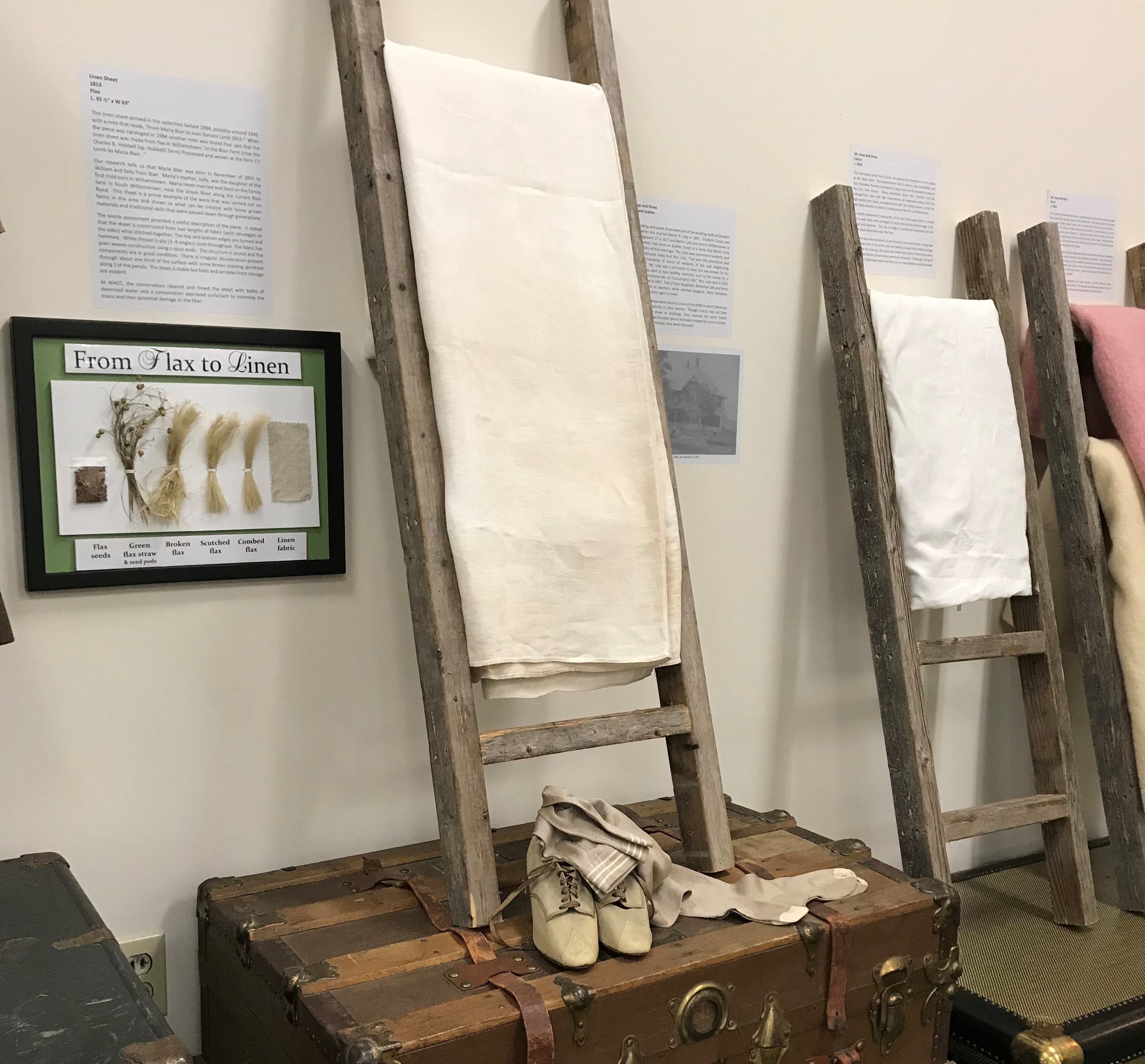 Textiles of Williamstown Exhibit:  Selections from the WHM Collection