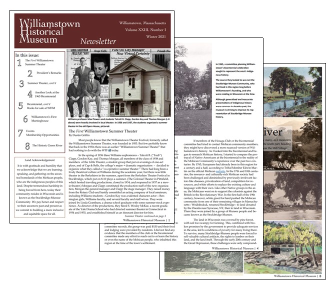 WHM’s Late Winter 2021 Newsletter